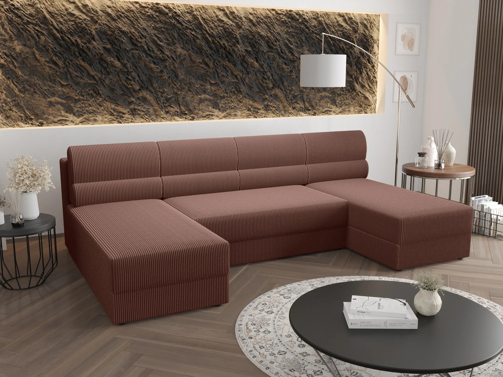 Sarok ülőgarnitúra U Radiant U1 (barna). 1057512
