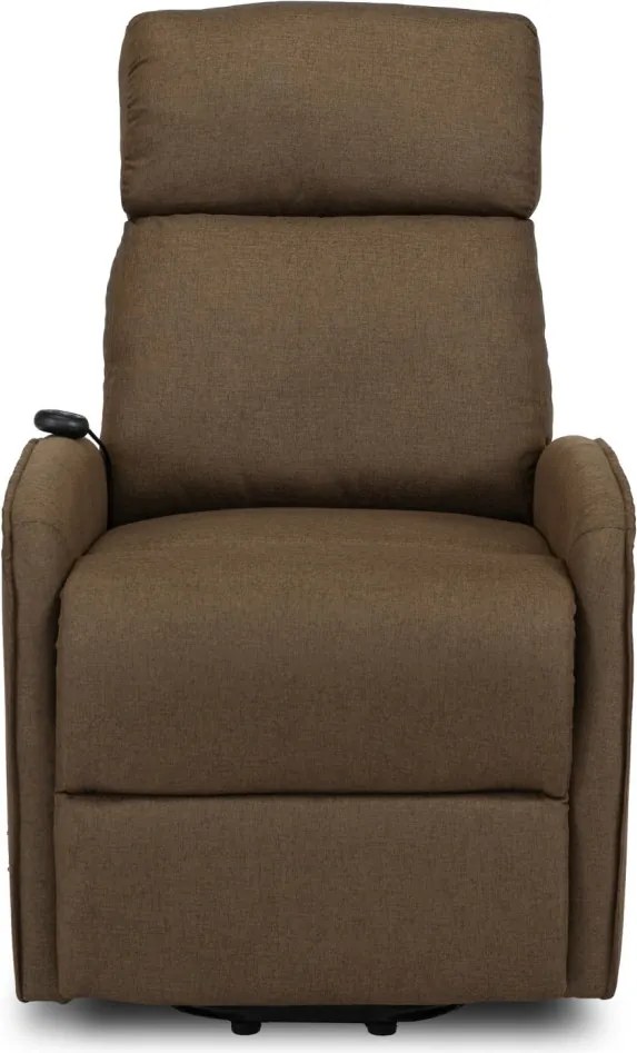 FOTEL COLTON Brązowy z Funkcją Wstawania