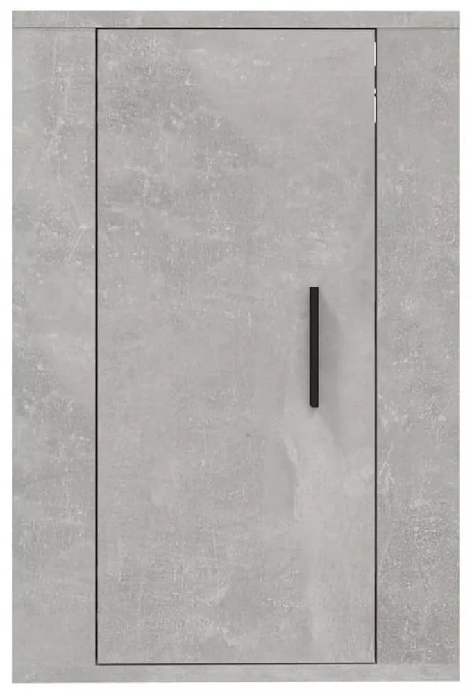 betonszürke fali TV-szekrény 40x34,5x60 cm
