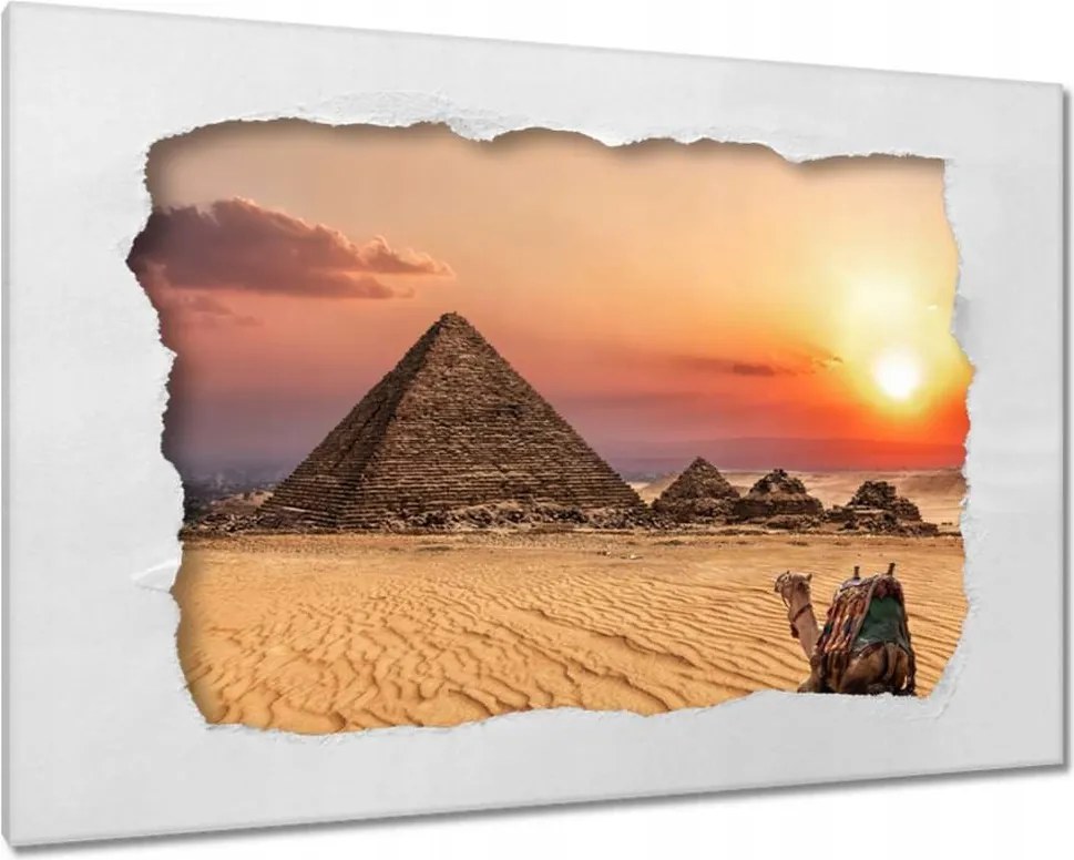 Festmények 120x80 Menkaure piramis Egyiptom