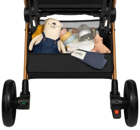 Lionelo - Babakocsi CLOE fekete/arany