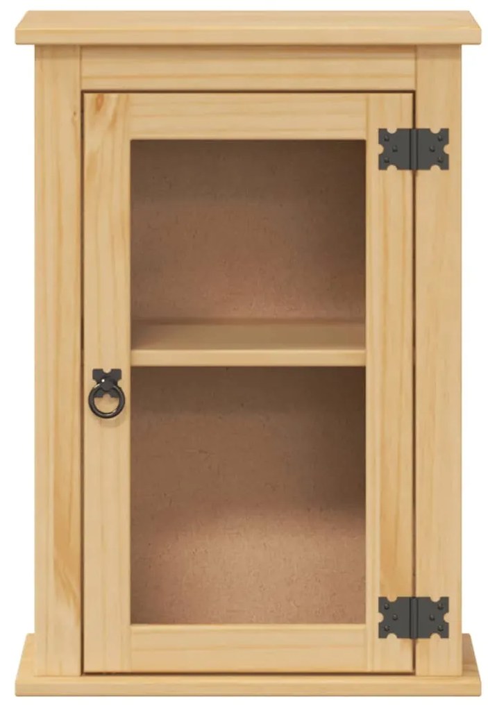 Corona tömör fenyőfa fali fürdőszobaszekrény 45 x 27 x 64,5 cm