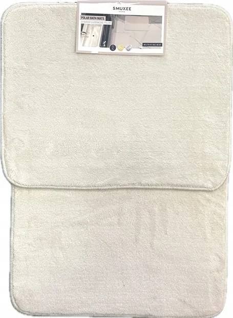Smukee Fürdőszobaszőnyeg Polár Puha 2 db 50 x 70 cm 50 x 40 cm