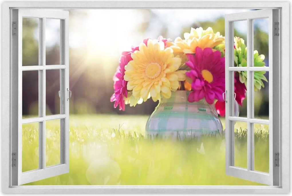 Poszterek 60x40 Virágcsokor a réten