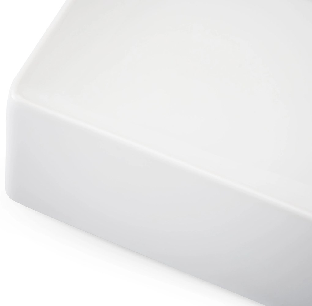 Cerano Alamea, asztali mosogató 50x36x11 cm, fehér, CER-CER-403341