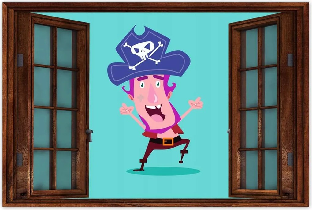 Poszterek 60x40 Vidám kalóz gyerekeknek