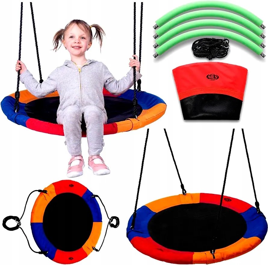 Kerti hinta gyerekeknek Gólyafészek átm. 90 CM Nils Camp