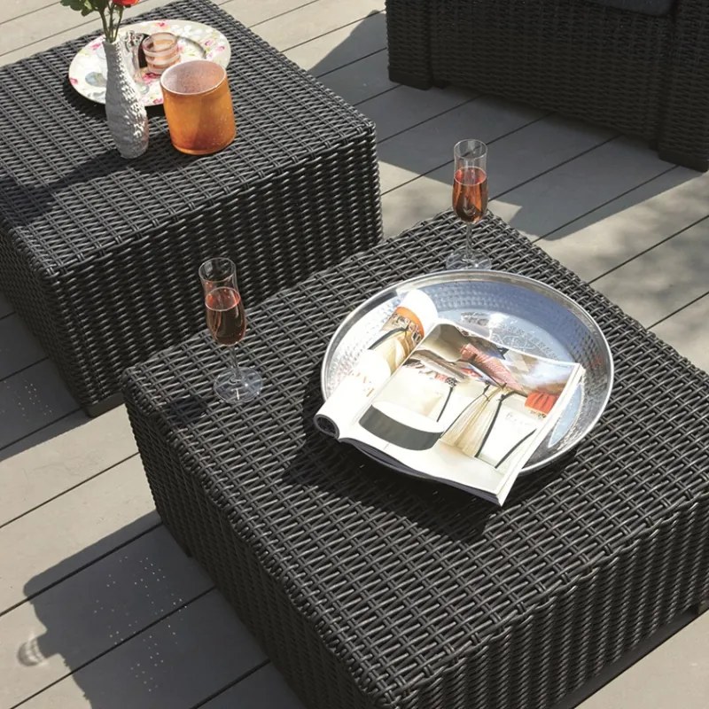 Keter California kerti asztal 68 x 68 x 35 cm,grafit