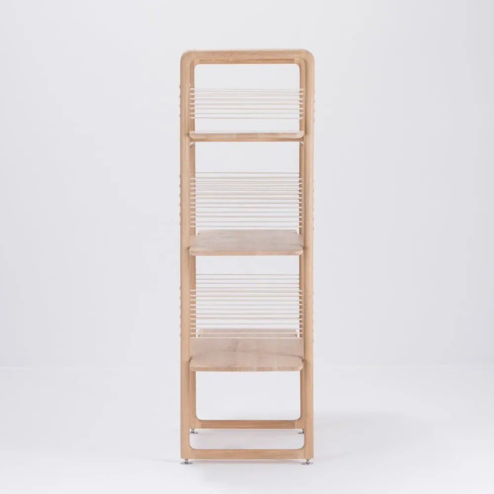 Muse könyvespolc tömör tölgyfából, magasság 140 cm - Gazzda