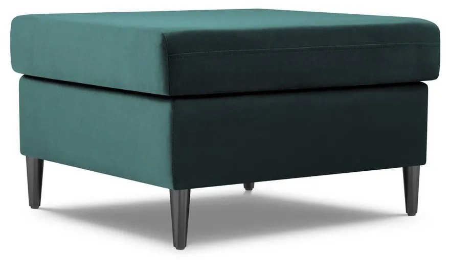 Petróleum színű bársony lábtartó Kyoto – Cosmopolitan Design