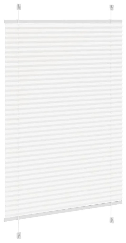 pliszírozott redőny Fehér 95x100 cm szövetszélesség 94,4 cm