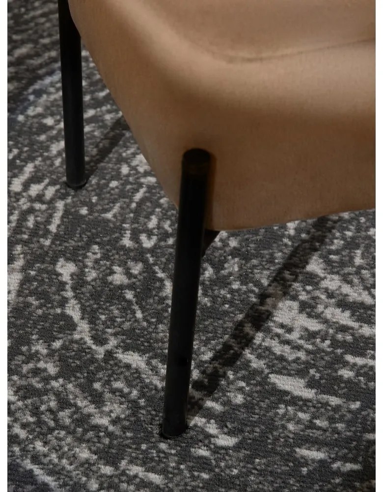 Szürke kerek szőnyeg ø 120 cm Gloria Cavallo – Hanse Home