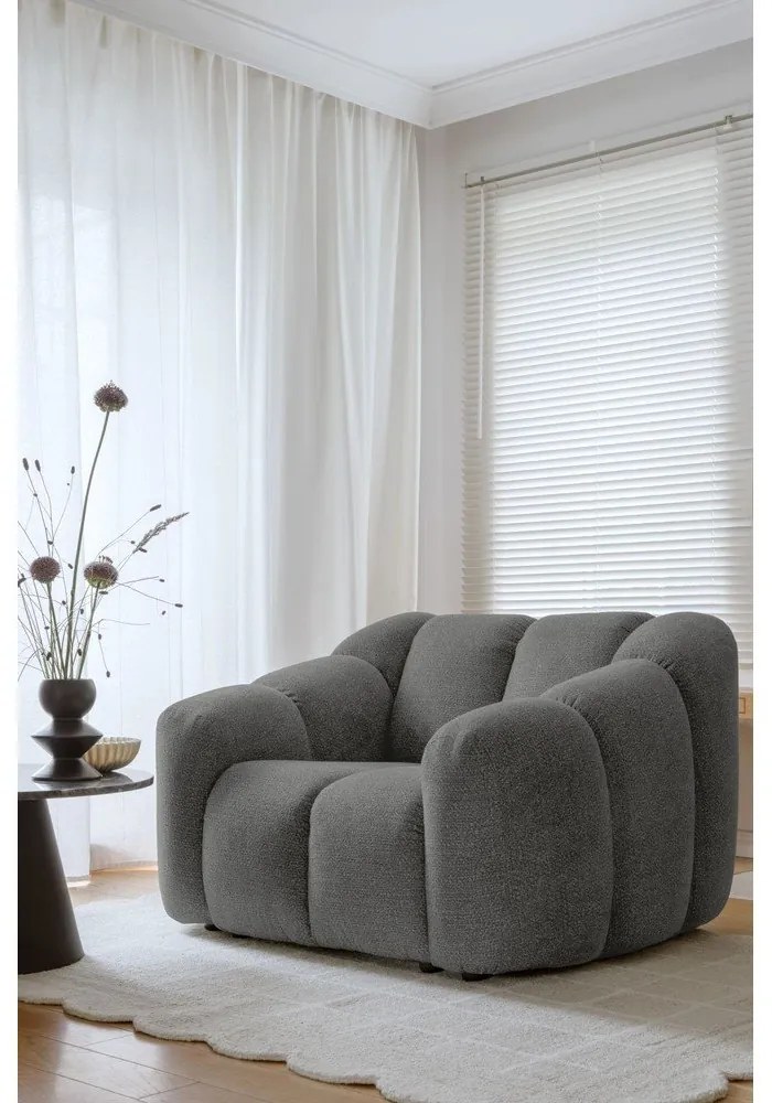 Szürke fotel Shell – Miuform