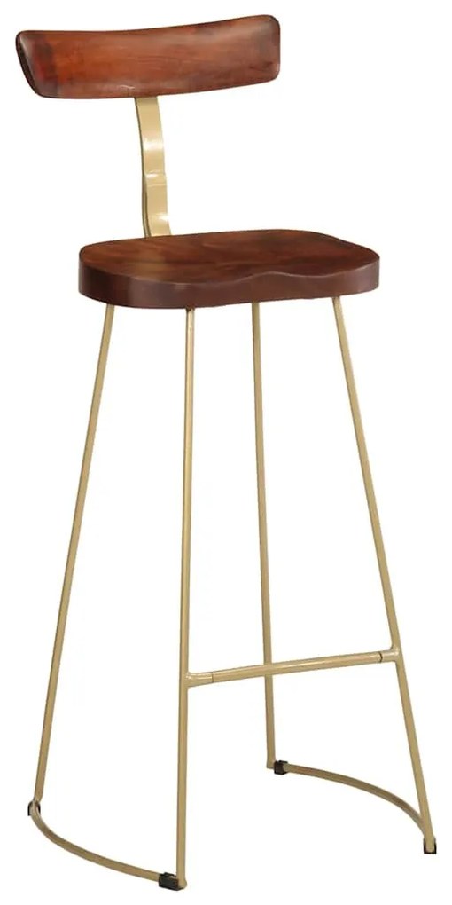 bárszékek 2 db 49x43x103 cm tömör fa Mango