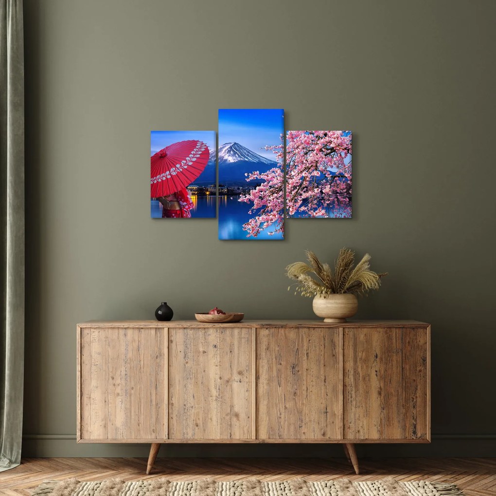 Kép - Kilátás a csúcsra, Japán (90x60 cm)