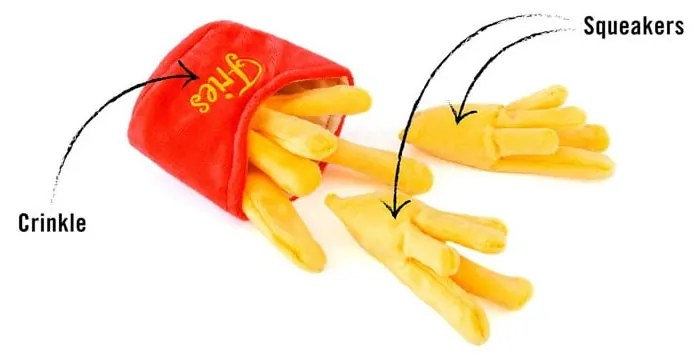 Játék kutyáknak Fries - P.L.A.Y.