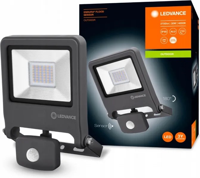 Ledvance Fényvető 30W 840 Endura Mozgásérzékelő