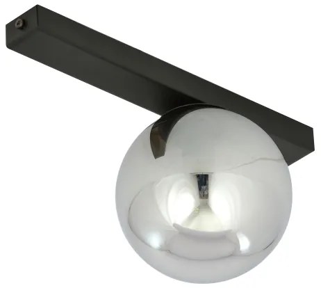 Mennyezeti lámpa FIT 1xE14/10W/230V fekete/szürke