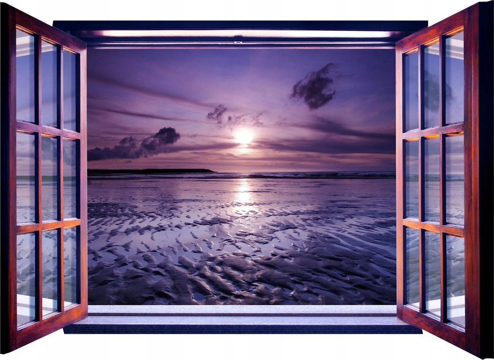 Fotótapéta matrica Tenger kilátás az ablakból 201x145