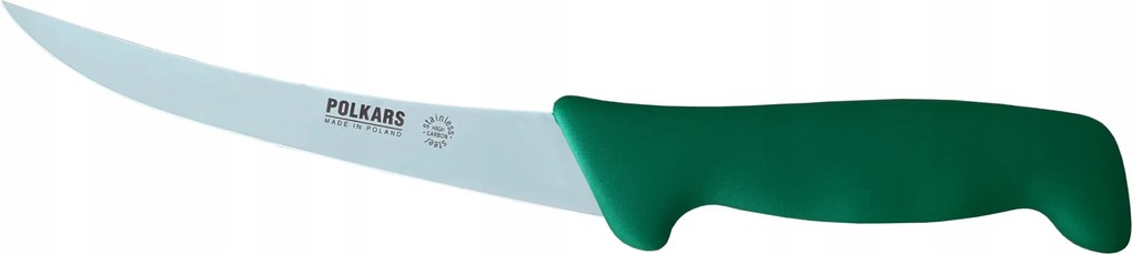 Polkars hentes kés No. 02 zöld (15 cm)