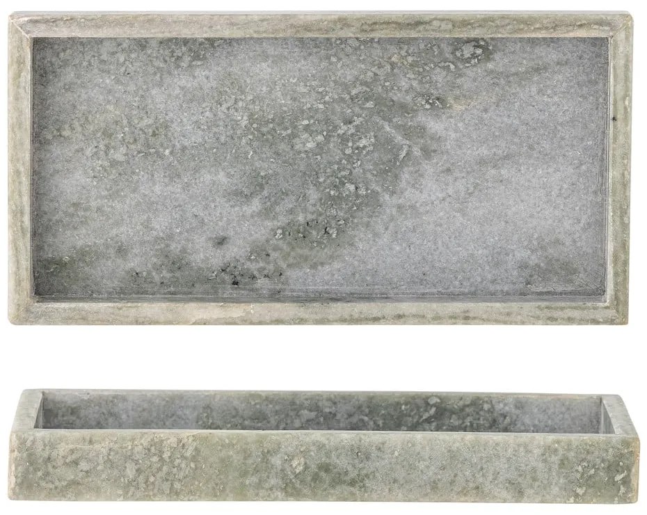 Márvány dekoratív tálca 25,5x12,5 cm Majsa – Bloomingville