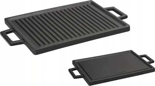 Lava Metal Öntöttvas kétoldalas főzőlap 22x30cm