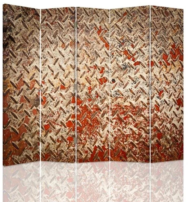 Gario Paraván Rozsdás fém Méret: 180 x 170 cm, Kivitelezés: Klasszikus paraván
