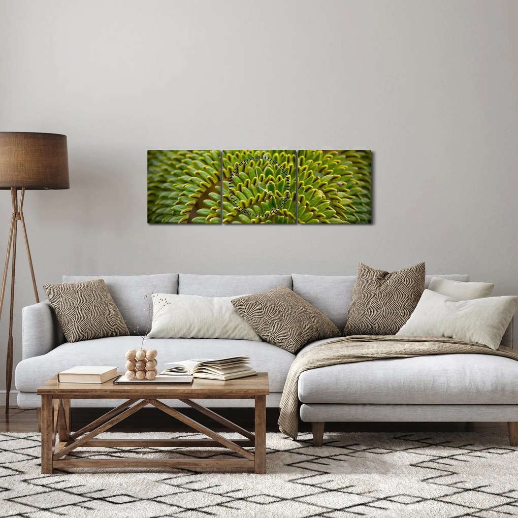 Kép - Fern (órával) (90x30 cm)