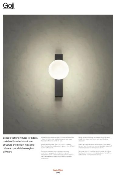 Redo 01-2377 - Csillár zsinóron GOJI 8xG9/28W/230V fekete