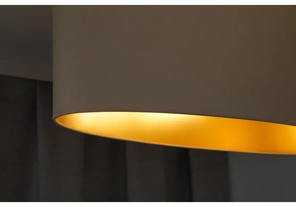 Duolla - Felületre szerelhető csillár OVAL VEGAN 1xE27/15W/230V krémes