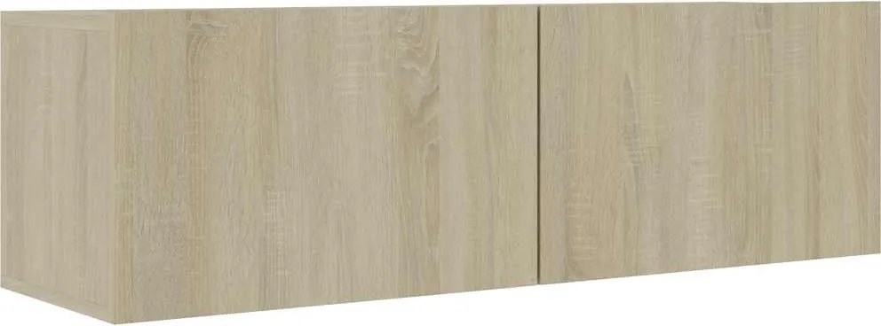 vidaXL sonoma tölgy szerelt fa TV-szekrény 100 x 30 x 30 cm