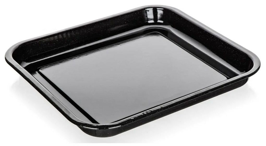 Bankett Zománc sütőedény CULINARIA Fekete 41 x 37x 4 cm