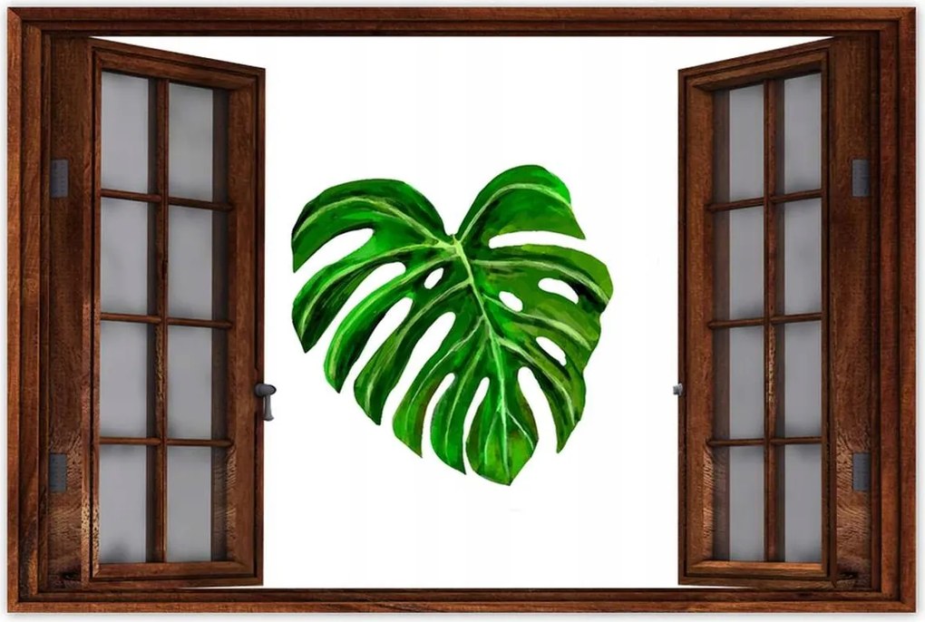 Poszterek 90x60 Monsera levél lyukas