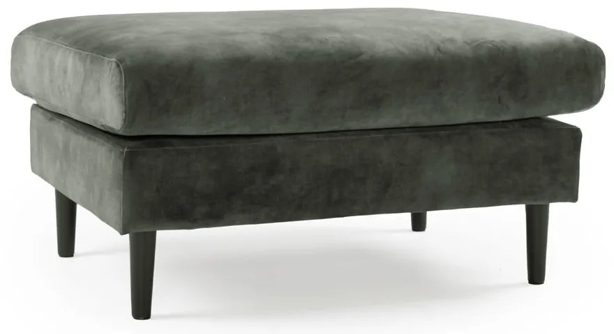 Adagio zöldesszürke bársony lábtartó - Scandic