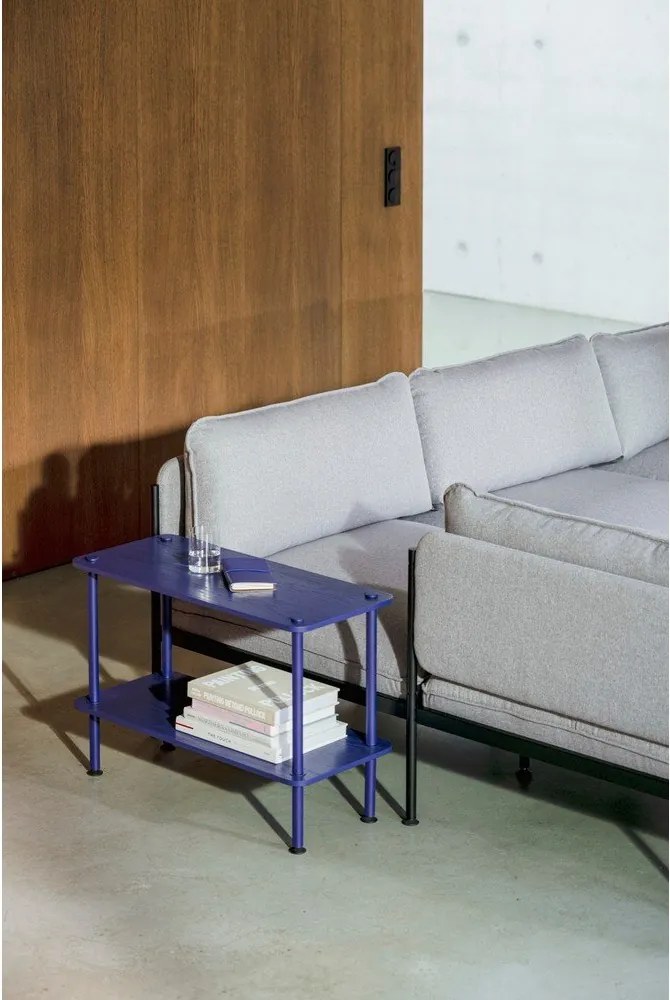 Natúr színű polcos állvány tölgyfa dekorral 80x54,5x35 cm Teidi – noo.ma