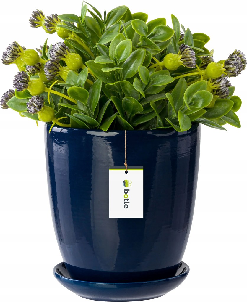 Kerámia kaspó ø29cm, kobaltkék