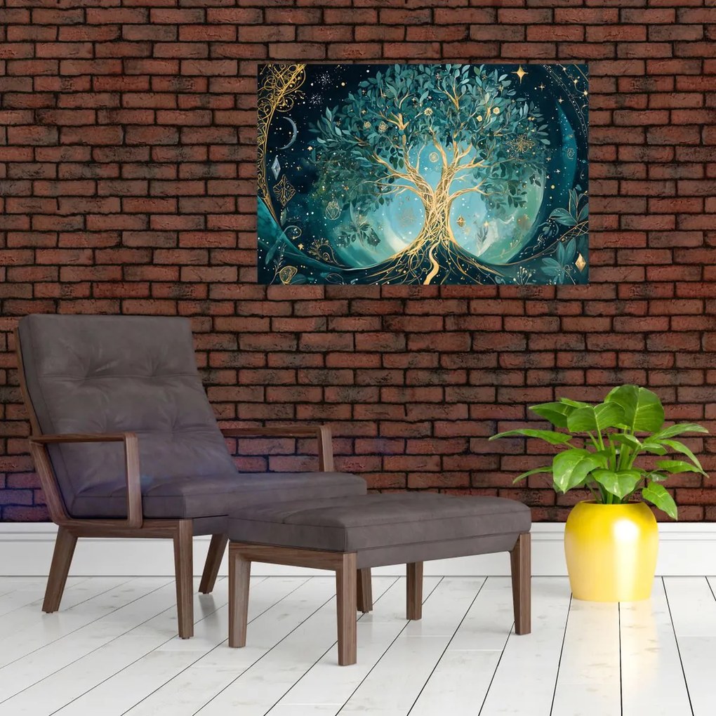 Kép – Életfa az univerzumban (90x60 cm)