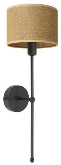 Fali lámpa MADELA 1xE14/40W/230V juta/fekete