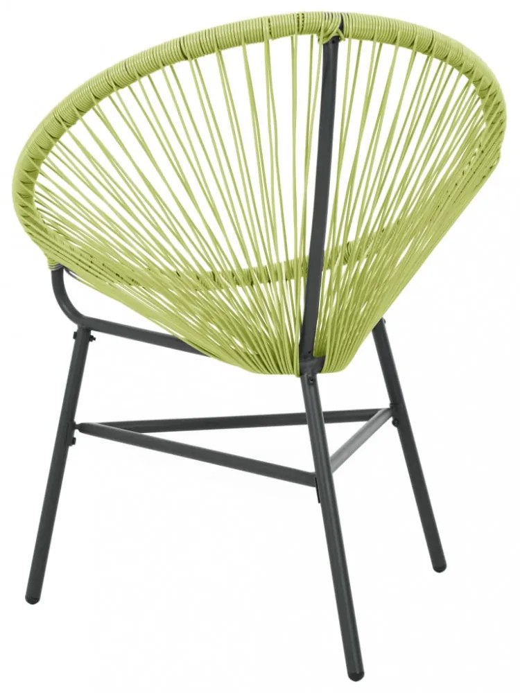 zöld polyrattan kerti Acapulco szék
