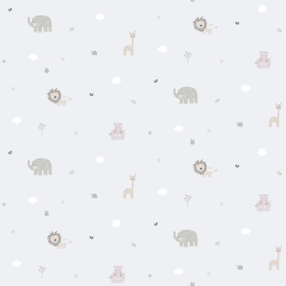 Papír Tapéta Gyerekszoba Mese Állatok