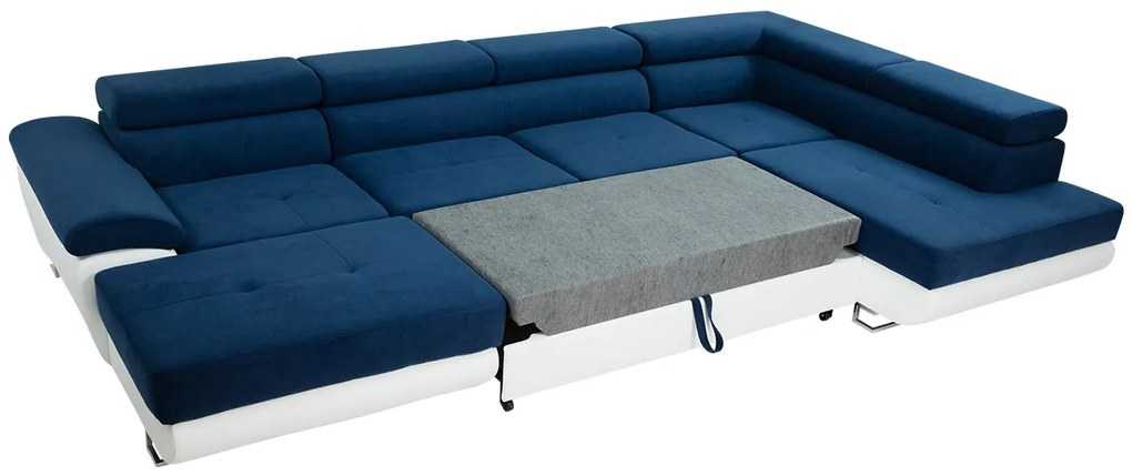 Sarok ülőgarnitúra Alphard Bis (J) (öko-bőr soft 029 + uttario velvet 2971 + kunstleder soft 029). 1051188