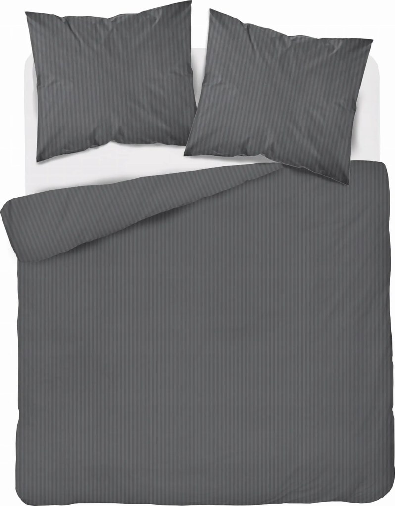 Ágyneműhuzat Garnitúra Damaszt 160x200 Sötétszürke