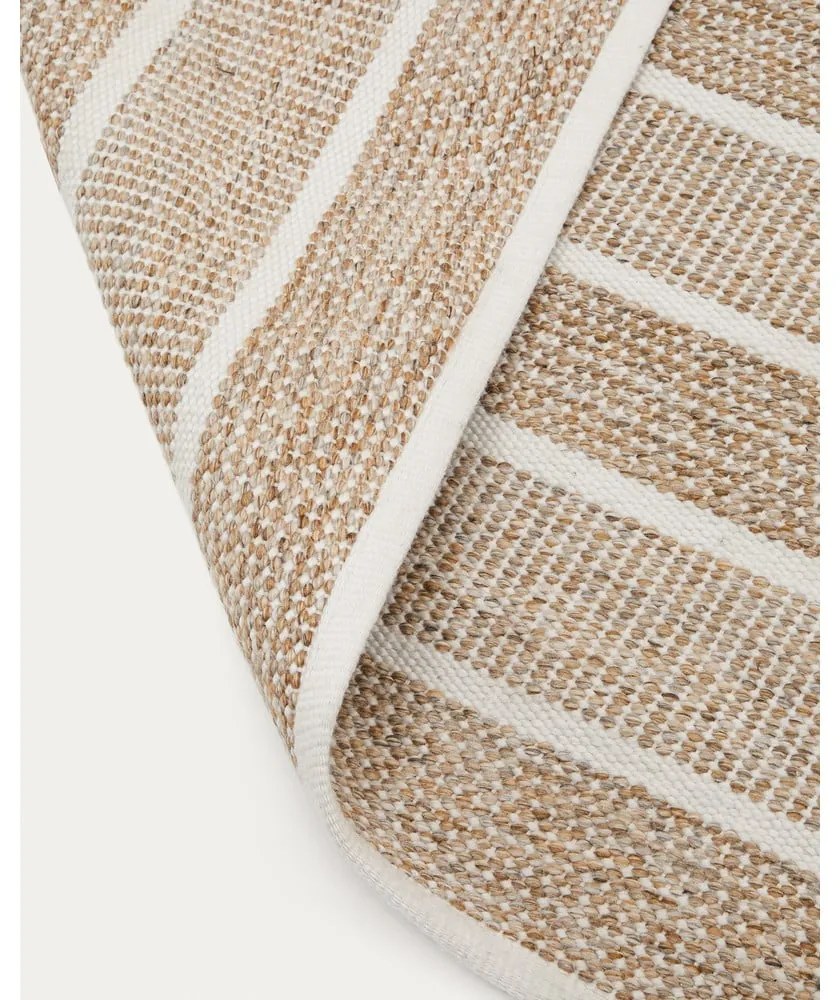 Bézs kültéri szőnyeg újrahasznosított szálakból 200x300 cm Desni – Kave Home