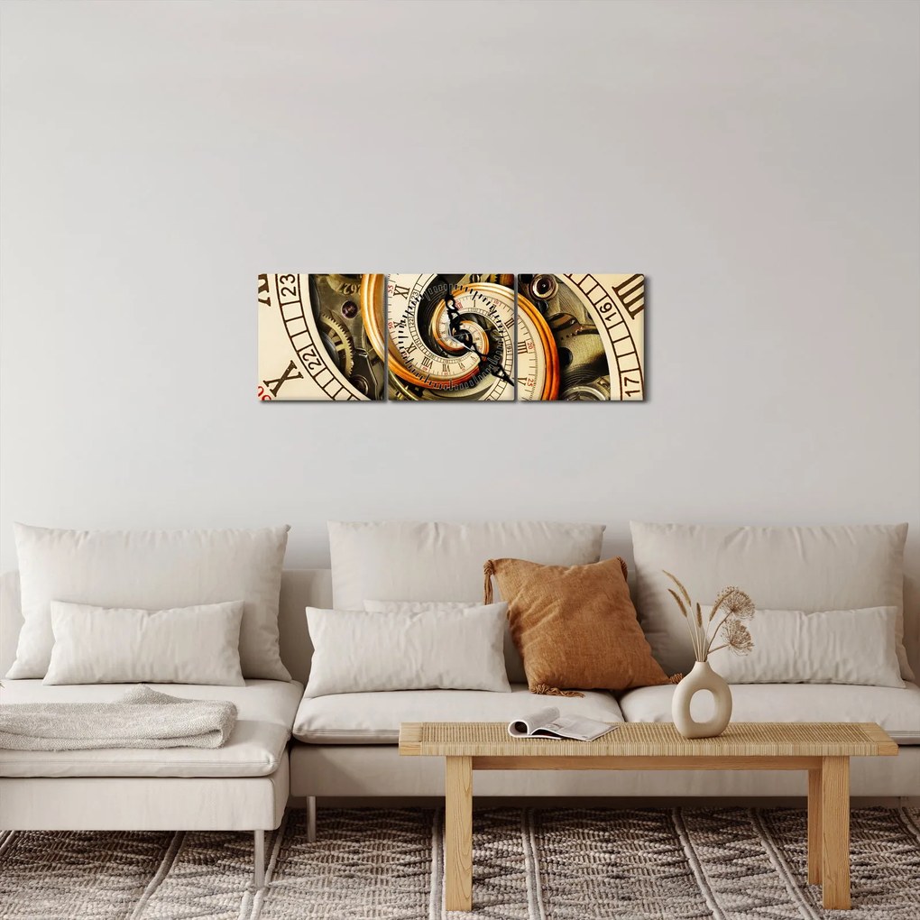 Egy óra képe (órával) (90x30 cm)