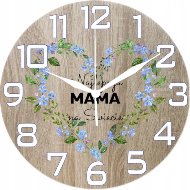 Falióra Anyák napjára A világ legjobb anyukája Ajándék 35 cm