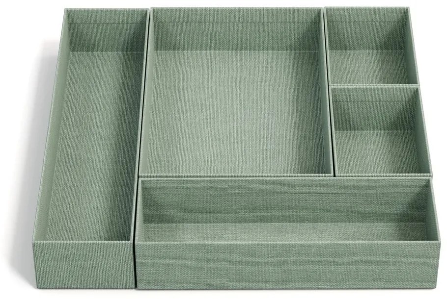 Karton fiókrendszerező készlet 5 db-os Emma Paper Laminate – Bigso