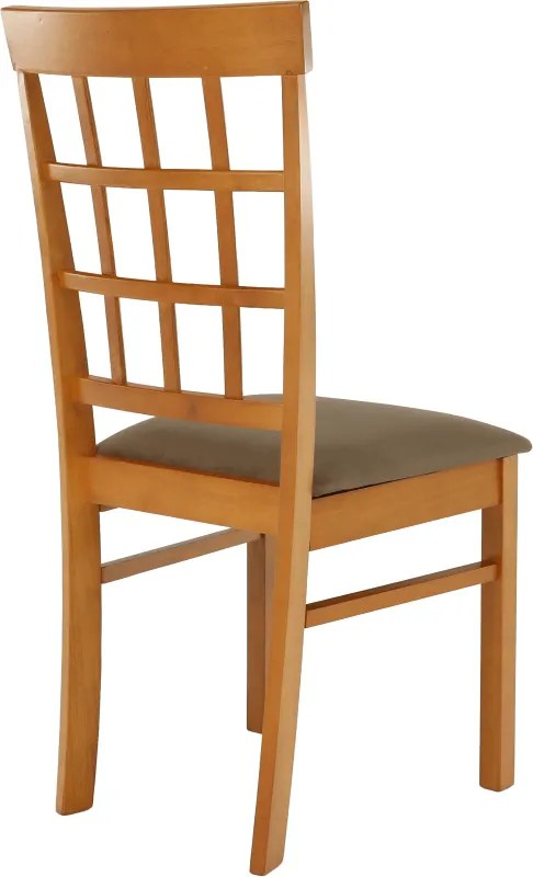 Szék, cseresznye/bézsbarna, GRID NEW