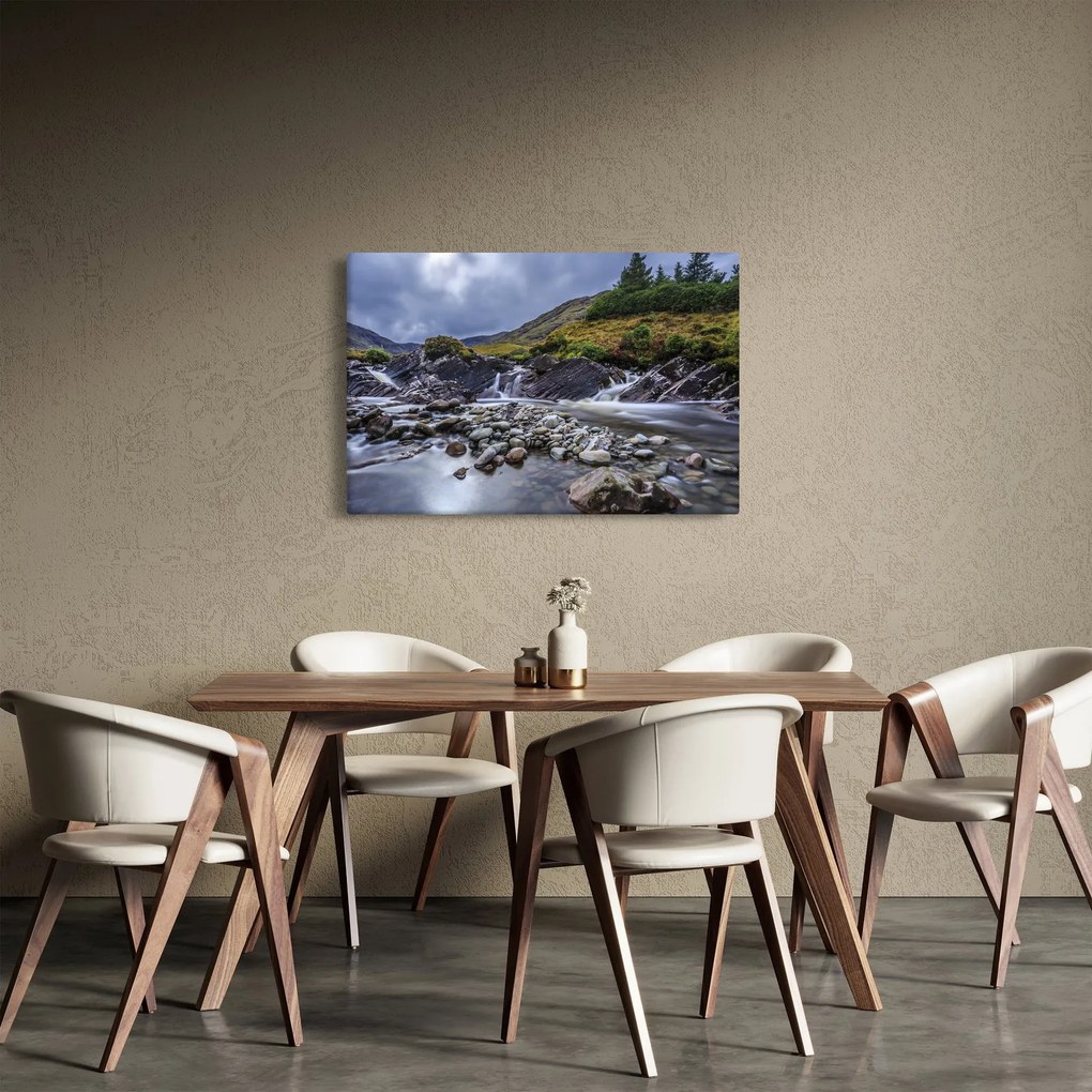 Folyó víz képe (90x60 cm)