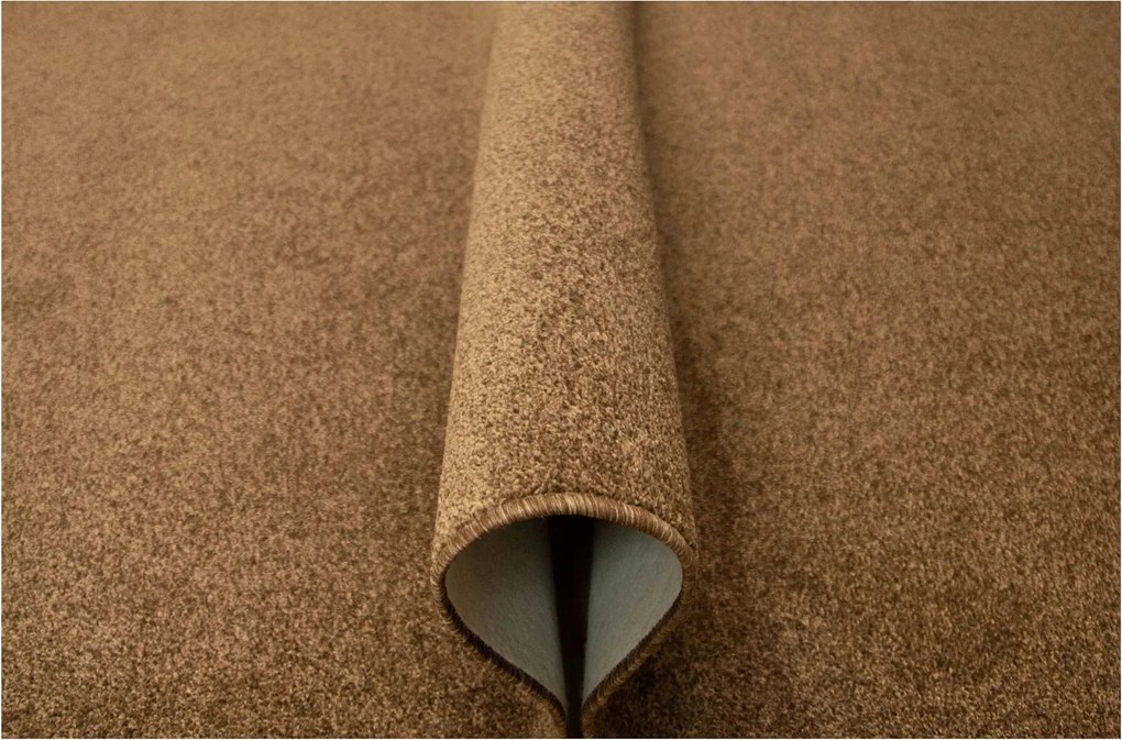 150x250 cm Divatos Praktikus Liberty Szőnyeg Filc Barna Méretre