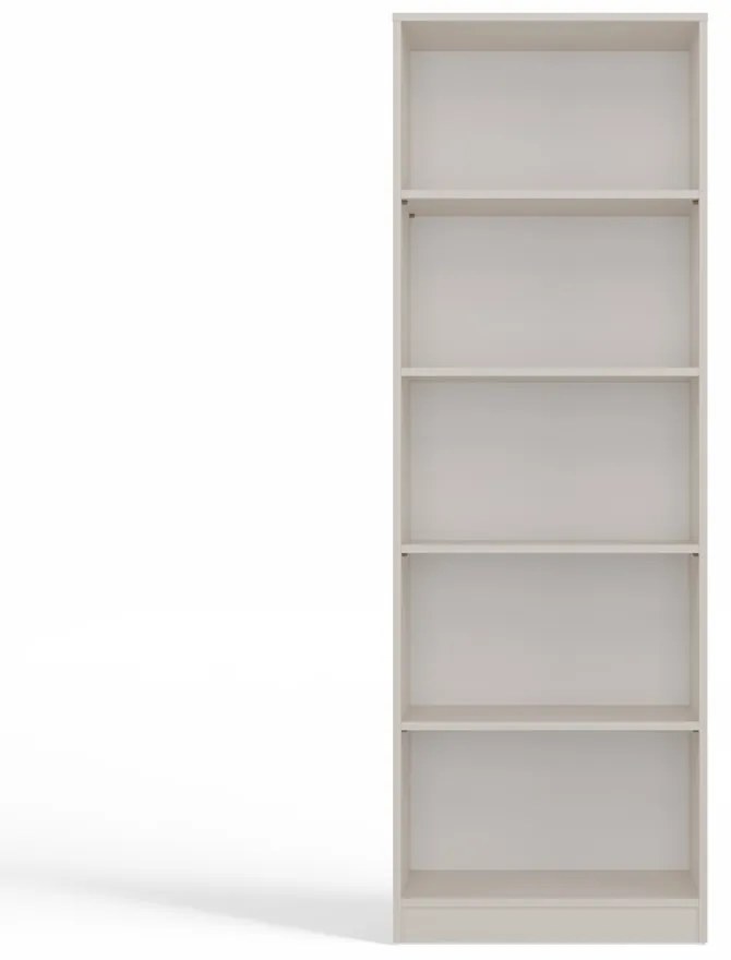 R60 polcos szekrény, könyvtartó, 60x182x30 cm, kasmír